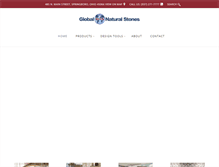 Tablet Screenshot of globalnaturalstones.com